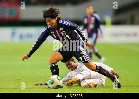 Chiba, Japan. 26th Sep, 2013. Michi Goto (JPN), September 26, 2016 - Football / Soccer : International friendly match between Japan 2-0 Nigeria at Fukuda Denshi Arena, Chiba, Japan. Credit:  Daiju Kitamura/AFLO SPORT/Alamy Live News Stock Photo