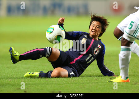 Chiba, Japan. 26th Sep, 2013. Shinobu Ono (JPN), September 26, 2016 - Football / Soccer : International friendly match between Japan 2-0 Nigeria at Fukuda Denshi Arena, Chiba, Japan. Credit:  Daiju Kitamura/AFLO SPORT/Alamy Live News Stock Photo