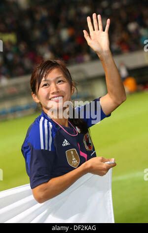 Chiba, Japan. 26th Sep, 2013. Nahomi Kawasumi (JPN), September 26, 2016 - Football / Soccer : International friendly match between Japan 2-0 Nigeria at Fukuda Denshi Arena, Chiba, Japan. Credit:  Daiju Kitamura/AFLO SPORT/Alamy Live News Stock Photo