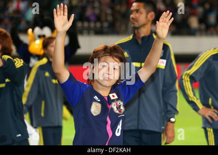 Chiba, Japan. 26th Sep, 2013. Aya Miyama (JPN), September 26, 2016 - Football / Soccer : International friendly match between Japan 2-0 Nigeria at Fukuda Denshi Arena, Chiba, Japan. Credit:  Daiju Kitamura/AFLO SPORT/Alamy Live News Stock Photo