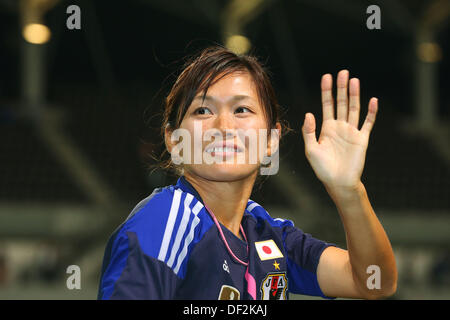 Chiba, Japan. 26th Sep, 2013. Nahomi Kawasumi (JPN), September 26, 2016 - Football / Soccer : International friendly match between Japan 2-0 Nigeria at Fukuda Denshi Arena, Chiba, Japan. Credit:  Daiju Kitamura/AFLO SPORT/Alamy Live News Stock Photo