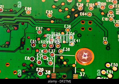 computer circuit Stock Photo