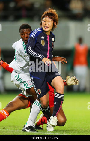 Mizuho Sakaguchi (JPN), September 26, 2013 - Football / Soccer : International friendly match between Japan 2-0 Nigeria at Fukuda Denshi Arena, Chiba, Japan. Credit:  Daiju Kitamura/AFLO SPORT/Alamy Live News Stock Photo