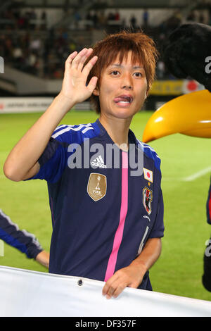 Kana Osafune (JPN), September 26, 2013 - Football / Soccer : International friendly match between Japan 2-0 Nigeria at Fukuda Denshi Arena, Chiba, Japan. Credit:  Daiju Kitamura/AFLO SPORT/Alamy Live News Stock Photo