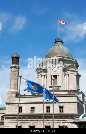 The old post office in downtown Quebec City, Canada Stock Photo