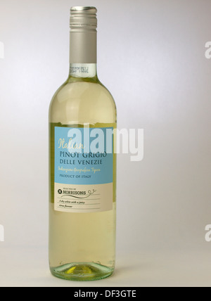 Italian Pinot Grigio from Morrisons supermarket, UK Stock Photo