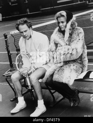 Art Garfunkel and Ann-Margaret, On-Set of the Film, 'Carnal Knowledge', 1971 Stock Photo