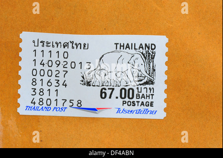 Thailand Postage Stamp Stock Photo