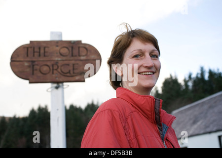 The Old Forge in Inverie, Knoydart, Scottish Highlands. Stock Photo