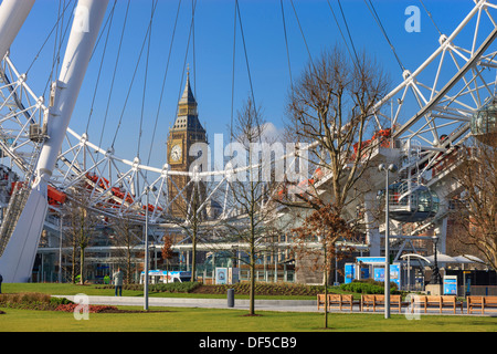 British Airways London Eye Westminster London England Stock Photo