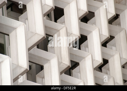 Office windows or brushed metal texture Stock Photo