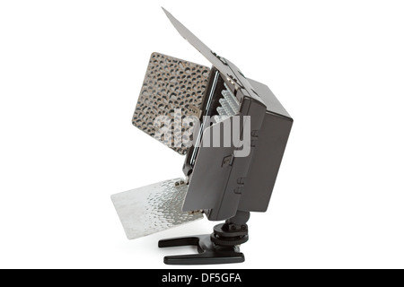 Video lighting LED, isolated on white background, with clipping path Stock Photo