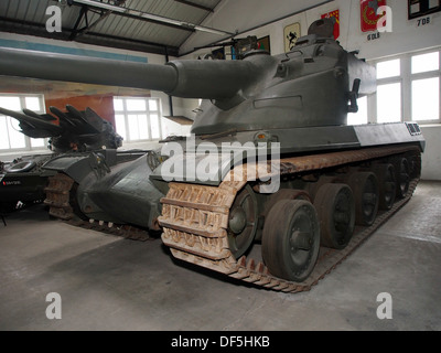 AMX-50, Tanks in the Muse des Blinds, France, pic-1 Stock Photo