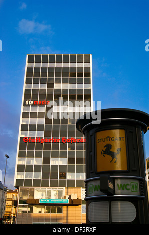 Modern style office block of Diemedia, Stuttgart, Baden-Wuerttemberg, Germany Stock Photo