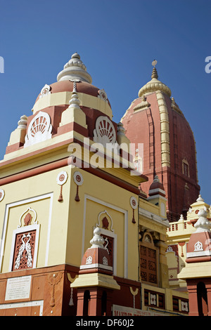 India, Uttar Pradesh, New Delhi Lakshmi Narayan Temple Stock Photo