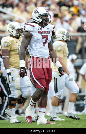 September 28, 2013 - Orlando, FL, U.S: South Carolina Gamecocks ...