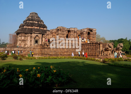 konark sun temple,orissa,india. this is a unesco world heritage site Stock Photo