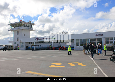 Ireland West Airport Knock is 5.6km south-west of Charlestown, County Mayo, Ireland. Stock Photo