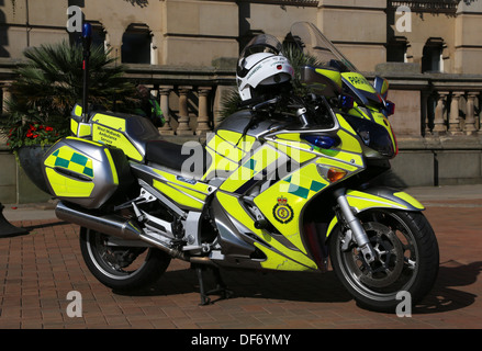 Motorcycle paramedic Stock Photo