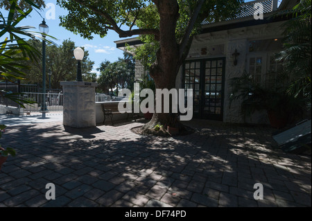 A view of the City Streets and Mout Dora, Florida Village USA Stock Photo