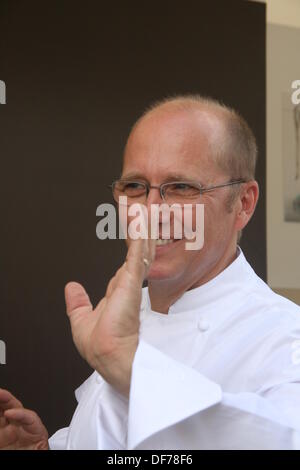 Rome, Italy. 28th Sept, 2013. World famous chef Heinz Beck of the Pergola Restaurant at the Taste of Rome culinary event at the Auditorium, Rome Italy © Gari Wyn Williams/Alamy Live News Stock Photo