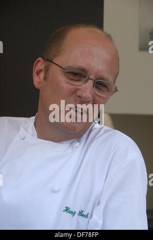 Rome, Italy. 28th Sept, 2013. World famous chef Heinz Beck of the Pergola Restaurant at the Taste of Rome culinary event at the Auditorium, Rome Italy © Gari Wyn Williams/Alamy Live News Stock Photo