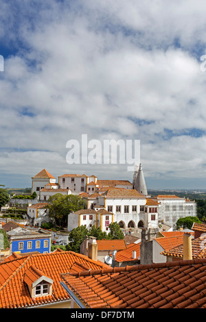 Palacio Nacional da Pena, Pena National Palace, Sintra, Lisbon District, Portugal Stock Photo