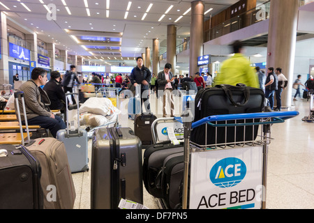 Arrival lounge at Incheon International Airport,Seoul, Korea Stock Photo