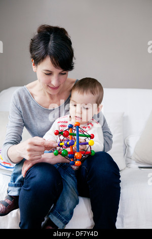 MOTHER & CHILD Stock Photo