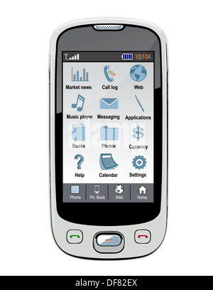 Description: Vector cell phone, PDA and  Stock Photo