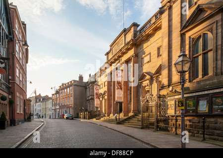 The Shire Hall (Galleries of Justice) on High Pavement, an 18th Century street in the Lace Market area of Nottingham, England, UK Stock Photo