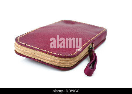 Leather Bags of Hand Made Stock Photo