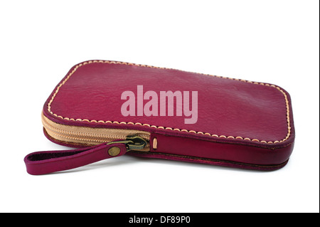 Leather Bags of Hand Made Stock Photo