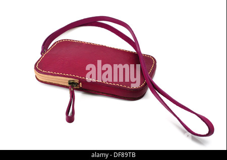 Leather Bags of Hand Made Stock Photo