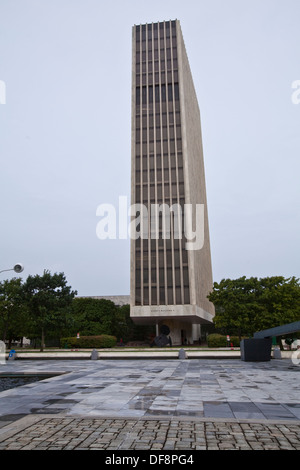 Agency 4 building is pictured in Albany, NY Stock Photo