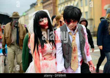 2013 Stockholm Zombie Walk Stock Photo