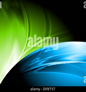 Two-colored waves background Stock Photo - Alamy
