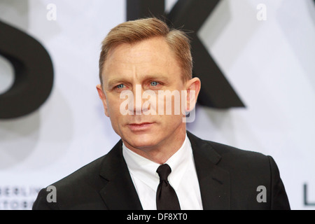 Actor Daniel Craig during ' Skyfall ' movie premiere in Berlin on 30th October 2012 Stock Photo