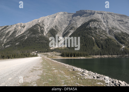 Spray Lakes Reservoir near Canmore, Alberta Canada Stock Photo