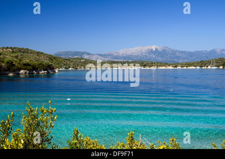 Atherinos Bay, Meganisi Island, Lefkas, Ionian Islands, Greece. Stock Photo