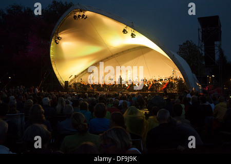 Free open air concert Stock Photo