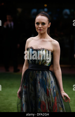 Laura Haddock attends the World Premiere of 'Snow White and The