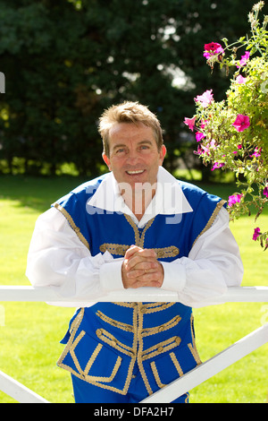 Bradley Walsh stars as 'Buttons' in the Pantomime Cinderella at the Orchard Theatre, Dartford - 2013 Stock Photo
