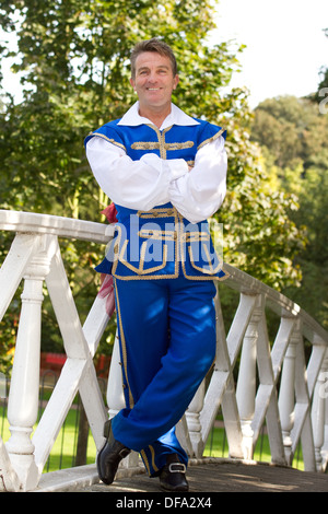 Bradley Walsh stars as 'Buttons' in the Pantomime Cinderella at the Orchard Theatre, Dartford - 2013 Stock Photo