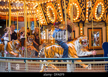 Detroit, Michigan - The carousel at Comerica Park, home of the Detroit  Tigers baseball team Stock Photo - Alamy