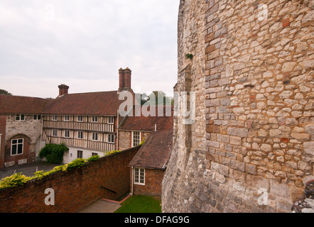 The Tudor Wing Of Farnham Castle Surrey England UK Stock Photo