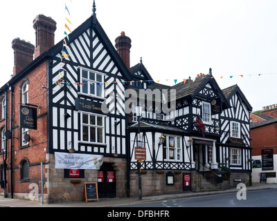 The Lion & Swan hotel in Congleton Cheshire UK Stock Photo