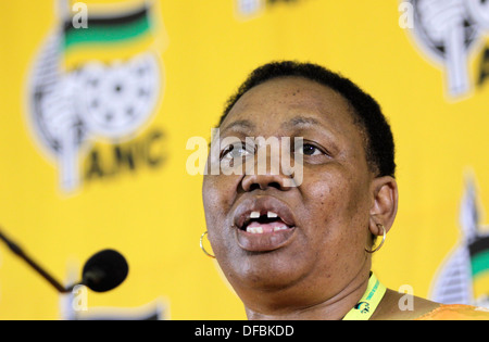 Minister Basic Education Angie Motshekga Speaks During A Press Conference African National Congress Anc National General Stock Photo Alamy