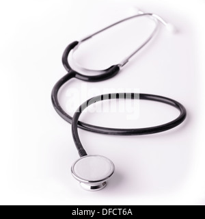 stethoscope and white background Stock Photo - Alamy