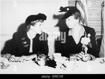 Eleanor Roosevelt and Caroline Hood in New York City 197093 Stock Photo